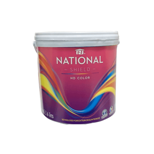 National สีน้ำเนชั่นแนลชิลด์ ทาภายนอก กึ่งเงา เบส B 3.6 ลิตร