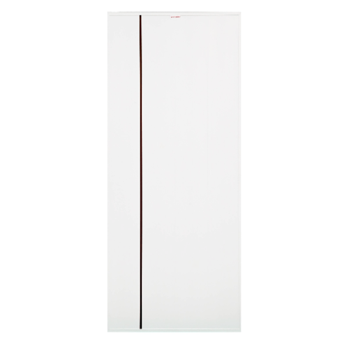 ประตู UPVC Idea-1 เซาะร่องโอ๊คแดง 70cm.x200cm. สีขาว (มจ) CHAMP