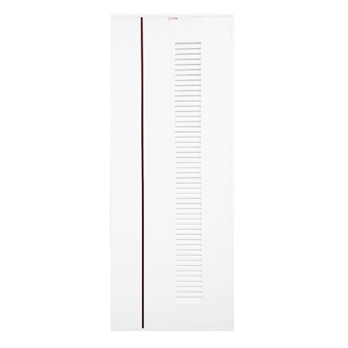 ประตู idea uPVC-6 (70X200) สีขาว/โอ๊คแดง (ไม่เจาะ)
