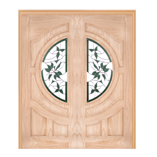 ประตู+กระจก Glaring Green-Com 6 สนNz 80x200