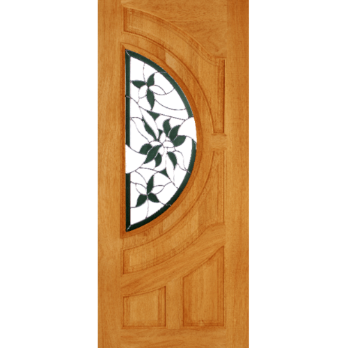 ประตู+กระจก Glaring Green สัก 70x200