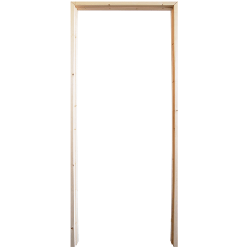 WINDOORS วงกบประตูไม้ ไม้เรดวูด COM.1 100x200ซม.