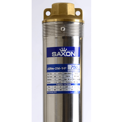 SAXON ปั๊มบาลดาลบ่อ 4 ขนาด 1HP 14 ใบพัด รุ่น SX-4SRM214