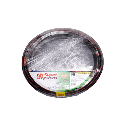 Super Products ท่อ LDPE PN4 ขนาด(1/2”)20 มม.20 ม. คาดส้ม 