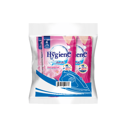 HYGIENE น้ำยาอัดกลีบไฮยีน ขนาด 550 มล. (3 ถุง/แพ็ค) สีชมพู