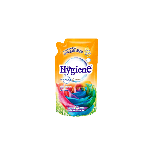 HYGIENE น้ำยาปรับผ้านุ่ม ไฮยีนเอ็กซ์เพิร์ทแคร์ ส้มแฮปปี้ ขนาด 480 มล. สีส้ม