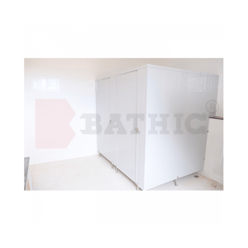 BATHIC ผนังห้องน้ำ PVC บานพาร์ติชั่น 10x195ซม. สีครีม