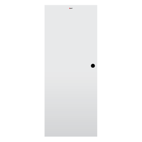 BATHIC ประตูยูพีวีซี BUP01 70x200ซม. สีขาว (เจาะรูลูกบิด)