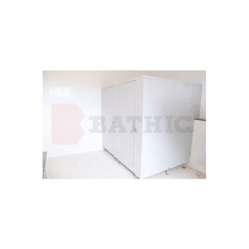 BATHIC ผนังห้องน้ำ PVC บานพาร์ติชั่น 50x185ซม. สีเทา