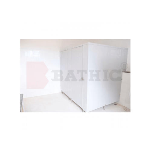 BATHIC ผนังห้องน้ำ PVC บานพาร์ติชั่น 100x185ซม. สีเทา