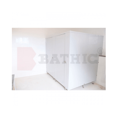 BATHIC ผนังห้องน้ำ PVC บานพาร์ติชั่น 70x80ซม. สีเทา