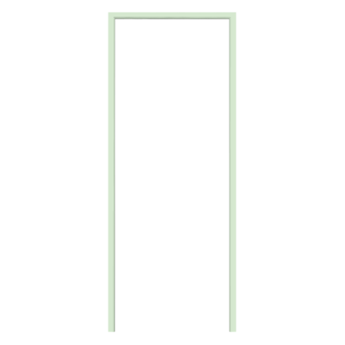 BATHIC วงกบประตูไม้สังเคราะห์ FW3 80x200ซม. สีขาว