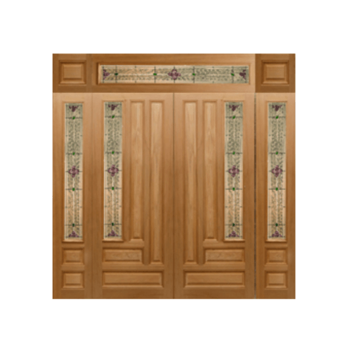 ประตูไม้นาตาเซีย Jasmine-04(Upper side) 40x265 cm.