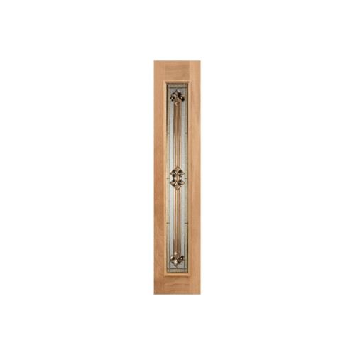 MAZTERDOOR ประตูไม้สยาแดง กระจกเต็มบาน Jasmine-04 40x170ซม.