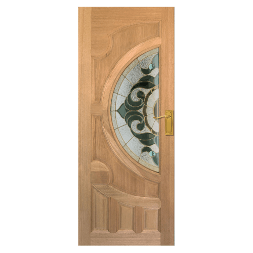ประตูไม้สยาแดง Vanda-01 70x200 cm.