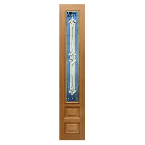 ประตูกระจกไม้สยาแดง  JAMINE-09  ขนาด 40x160 