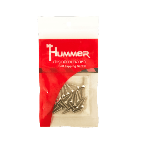 HUMMER สกรูเกลียวปล่อยหัว F-HM634 ขนาด 6x3/4(25ตัว/แพ็ค)