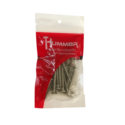 HUMMER สกรูเกลียวปล่อยหัว F-HM10112 ขนาด 10x1-1/2 (25ตัว/แพ็ค)