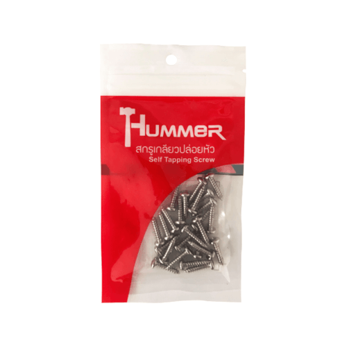 HUMMER สกรูเกลียวปล่อยหัว P-HM658 ขนาด 6X5/8 (25ตัว/แพ็ค)