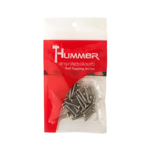 HUMMER สกรูเกลียวปล่อยหัว P-HM634 ขนาด 6X3/4 (25ตัว/แพ็ค)