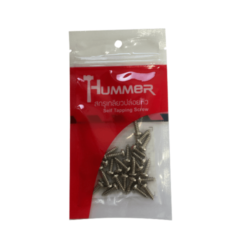 HUMMER สกรูเกลียวปล่อยหัว P-HM712 ขนาด 7X1/2 (25ตัว/แพ็ค)