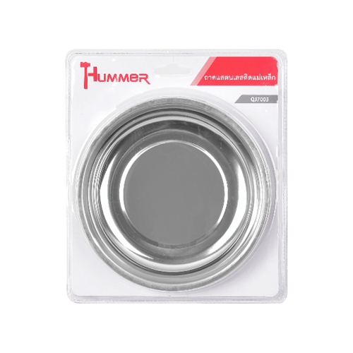 HUMMER ถาดสแตนเลสติดแม่เหล็ก รุ่น QJ7003 ขนาด 148mm. ทรงกลม