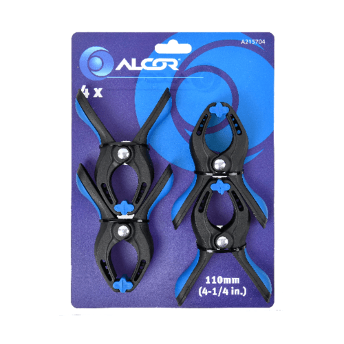 ALCOR แคลมป์จับชิ้นงานแบบเล็ก รุ่น A215704 110MM (4ชิ้นต่อแพค)