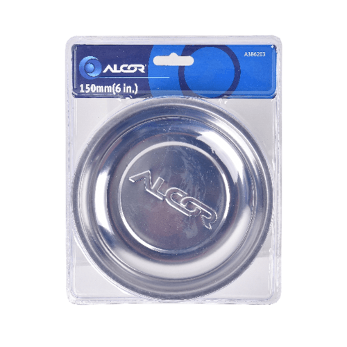 ALCOR ถาดฐานแม่เหล็ก รุ่น A386203 ขนาด 150MM สีเงิิน