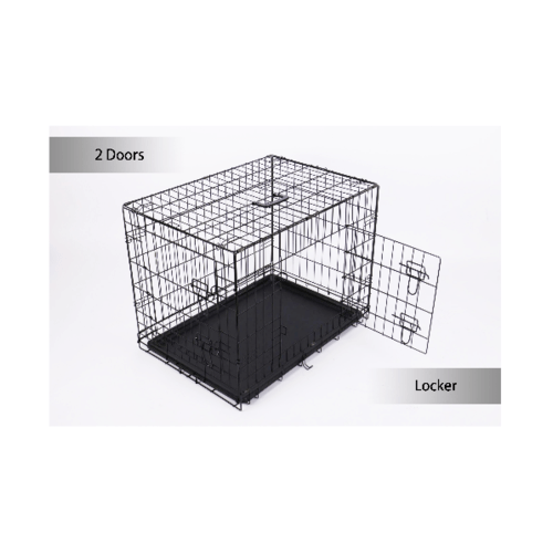 DUDUPETS กรงเหล็กสัตว์เลี้ยง รุ่น PTC008M ขนาด 50x76x57ซม. สีดำ