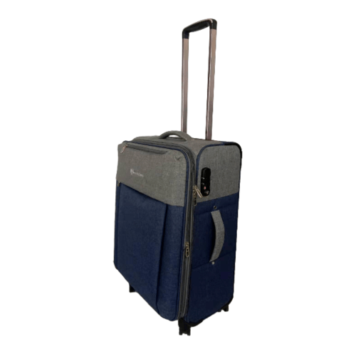 WETZLARS กระเป๋าเดินทางผ้า ขนาด 20 นิ้ว B-346BL-1  สีน้ำเงิน