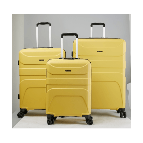 WETZLARS ชุดกระเป๋าเดินทาง ABS 3ใบ  รุ่น CTH0011 ขนาด 20  24  28  สีเหลือง