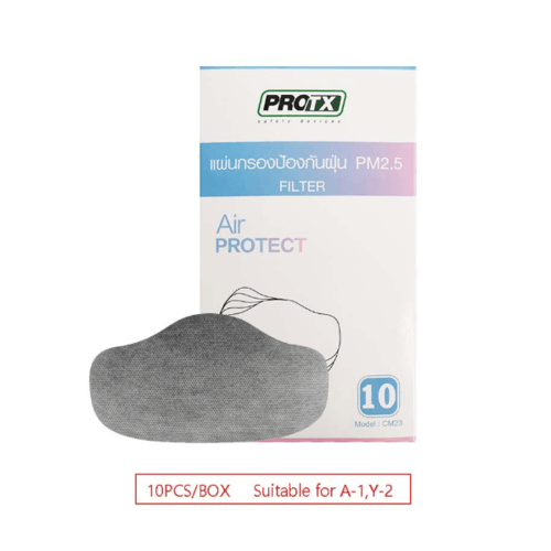 แผ่นกรองป้องกันฝุ่น PM2.5 รุ่น CM23 สีเทา PROTX (ใช้กับรุ่น Y-2, A-1)