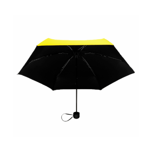 ร่มกันแดดมินิ UV50+ รุ่น HH-2015A YEL BLK สีเหลือง-ดำ