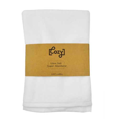 COZY ผ้าขนหนู Hotel รุ่น LL02 ขนาด 75×150 ซม.  สีขาว