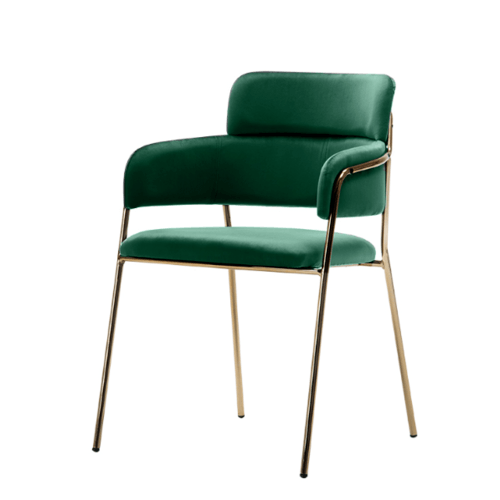 Pulito เก้าอี้ ขนาด 46×56×81cm. SQ017 สีเขียว
