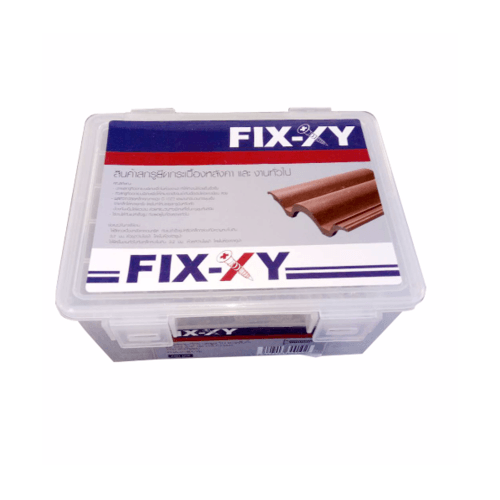 FIX-XY สกรูยึดกระเบื้องปลายสว่าน ขนาด #8 ยาว 2นิ้ว (50มม.) บรรจุ 250ตัว/กล่อง สีทอง