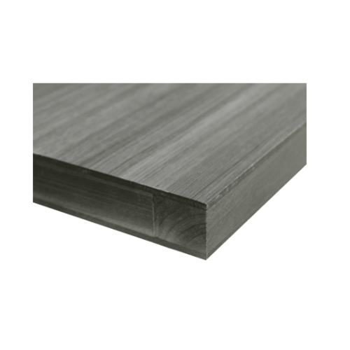 HOLZTUR ประตูปิดผิวพีวีซี บานทึบทำร่อง PVC-P24-2 80x200ซม. GRAY PINE