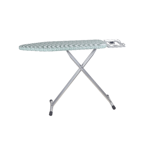 LUXUS โต๊ะรีดผ้ายืนรีด ขนาด 30x110x85ซม.  SBD004-S สีขาว