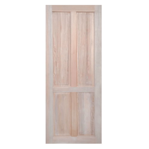 ประตูไม้แดง บานทึบ 4ฟัก MYS-MD4 (4P) 80x200ซม. GREATWOOD