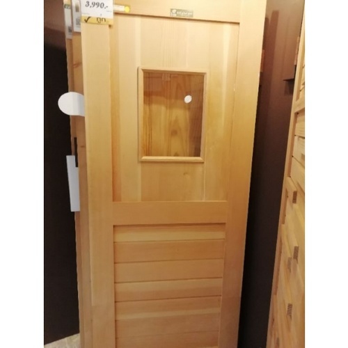 ประตูไม้ดักลาสเฟอร์ Eco Pine-054 80x200 cm.