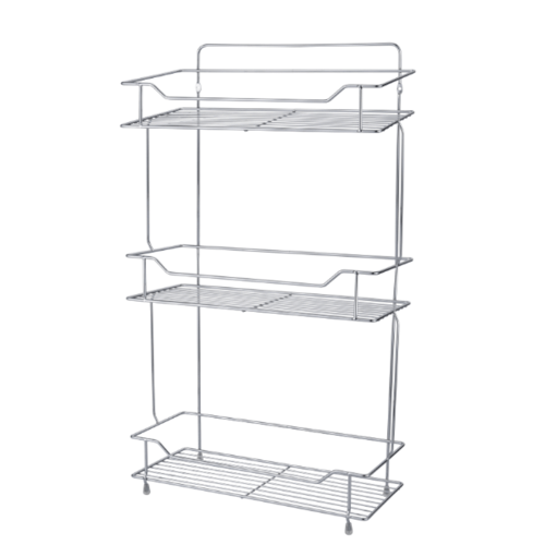 Iris ตะแกรงชั้นวางของอเนกประสงค์ 3 ชั้น รุ่น โนล่า PQS-TQ-1004B ขนาด 35x16x56 ซม.