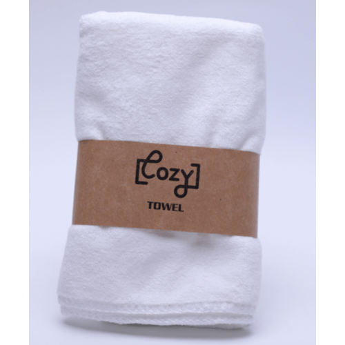 COZY ผ้าขนหนูไมโครไฟเบอร์ 30x70ซม.  BQ015-WH สีขาว