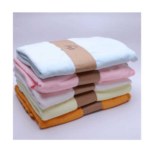 COZY ผ้าไมโครไฟเบอร์ รุ่น  BQ016-OR ขนาด 70x140 ซม. สีส้ม