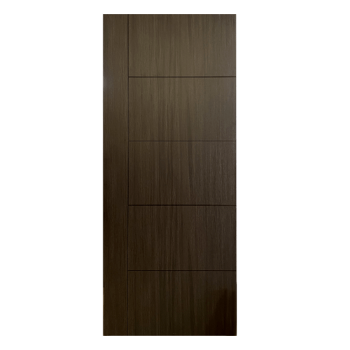 HOLZTUR ประตูเมลามีน เซาะร่องดำ MD-FC05 80x200ซม. DARK GRAY OAK