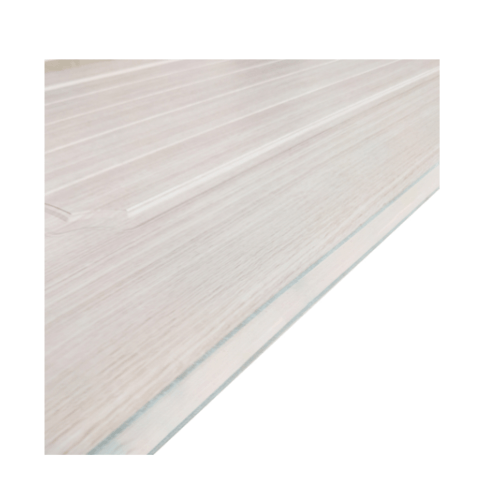 HOLZTUR ประตูปิดผิวพีวีซี บานทึบลูกฟัก PVC-P18-2 80x200ซม. SILVER OAK