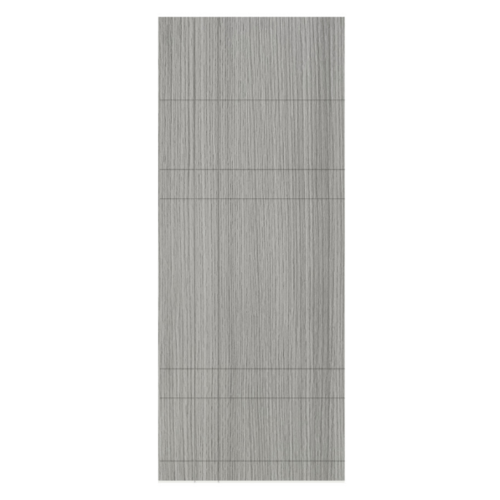 HOLZTUR ประตูปิดผิวพีวีซี บานทึบทำร่อง PVC-P24-3 80x200ซม. GRAY OAK