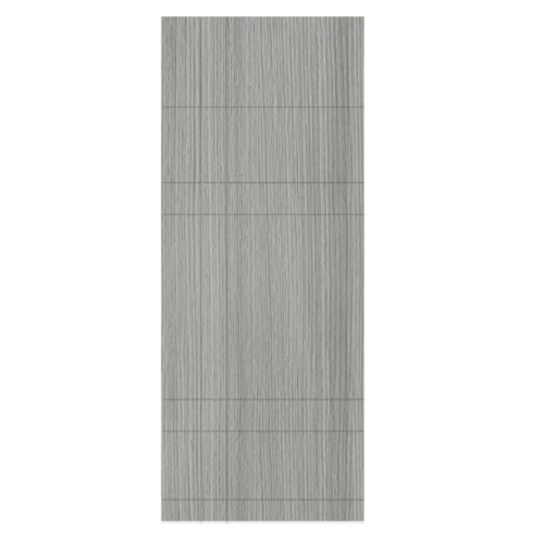 HOLZTUR ประตูปิดผิวพีวีซี บานทึบทำร่อง PVC-P30-3 80x200ซม. GRAY OAK