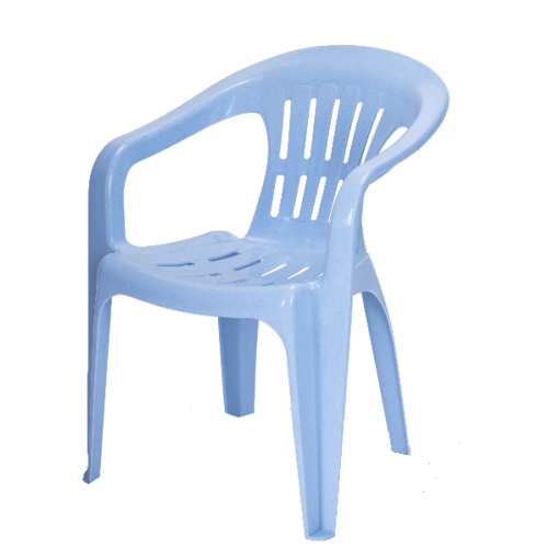 เก้าอี้พนักพิงหลุยส์ HX008-BL สีฟ้า
