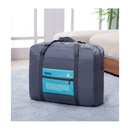 กระเป๋าอเนกประสงค์แบบสอดได้ รุ่น ZRH-024-BB ขนาด 48x38x20 cm สีเทา-ฟ้า