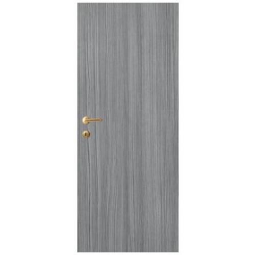 ประตู iDoor Aqua UPVC บานเรียบลายไม้ สี Dark Grey ขนาด 35x800x2000